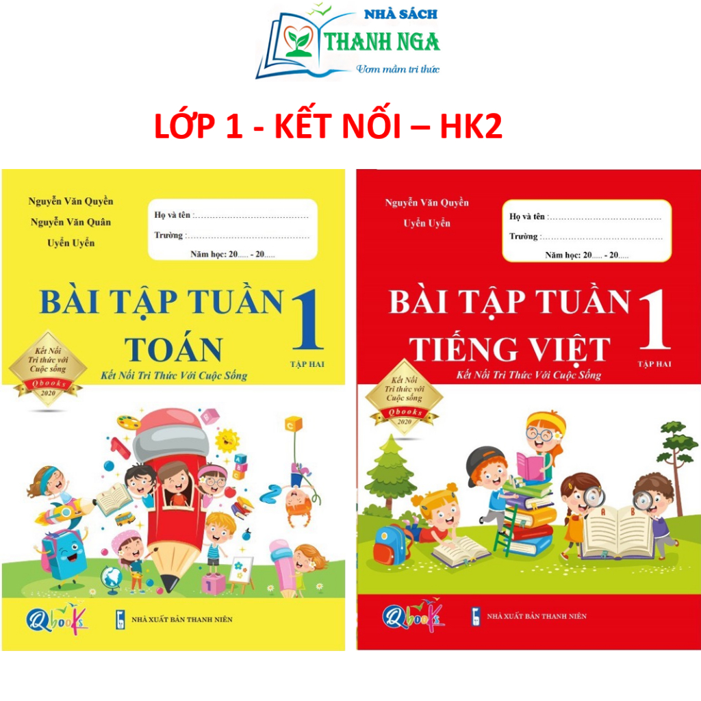 Sách - Bài Tập Tuần Toán và Tiếng Việt Lớp 1 - Kết Nối - Tập 2