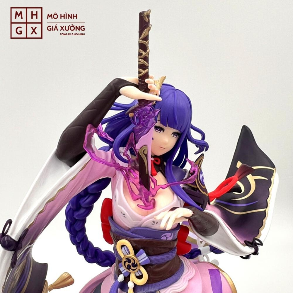 Mô Hình Genshin Impact Beelzebub chiến đấu Cao 28cm - nặng 700gram + FULL BOX + 1 Kiếm đi kèm - Figure Genshin Impact