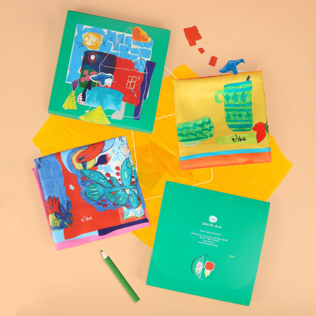 Khăn Vuông Bandana họa tiết nhiều phong cách