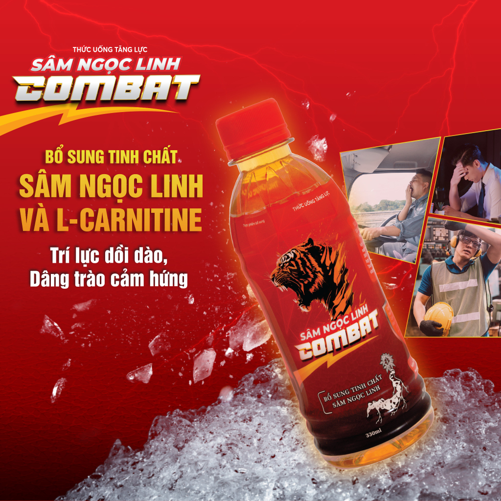Thức Uống Tăng Lực Sâm Ngọc Linh Combat