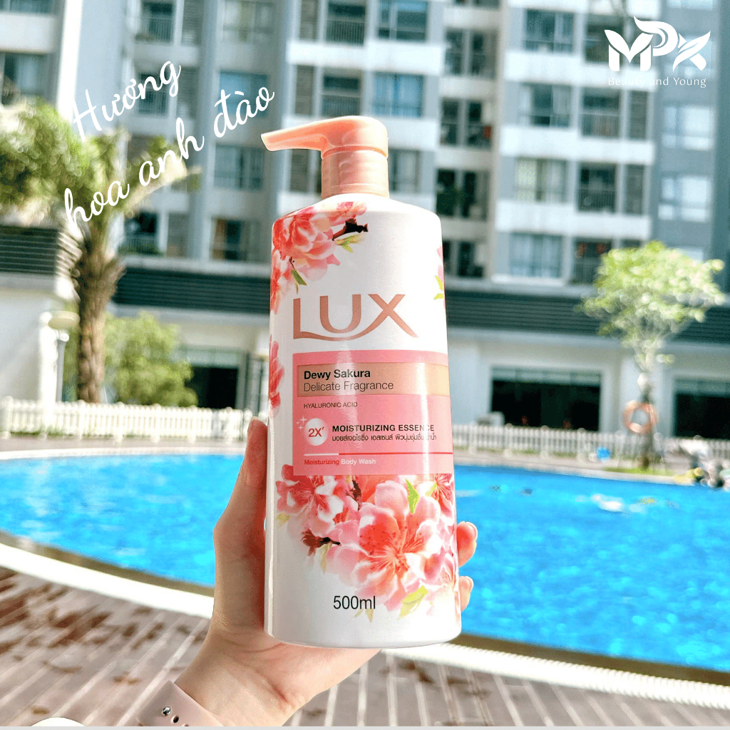 Sữa tắm Lux hương nước hoa 450ml Thái Lan - Thơm lâu dưỡng da trắng mịn và cấp ẩm - MPX