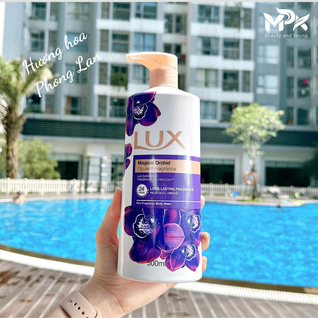 Sữa tắm Lux hương nước hoa 450ml Thái Lan - Thơm lâu dưỡng da trắng mịn và cấp ẩm - MPX