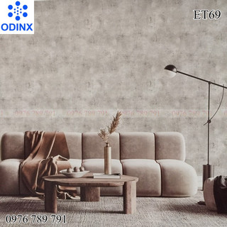 Giấy Dán Tường Bê Tồng Xi Măng Cho Phòng Ngủ Phòng Khách Lụa Không Keo Khổ 53 cm Màu Xám,Vàng, Trắng, Nâu