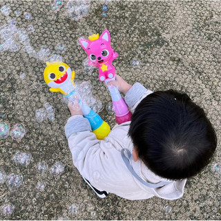 Đồ chơi bong bóng xà phòng kèm nhạc pinkfong chính hãng cho bé