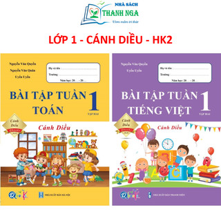 Sách - Bài Tập Tuần Toán và Tiếng Việt Lớp 1 - Cánh Diều - Tập 2