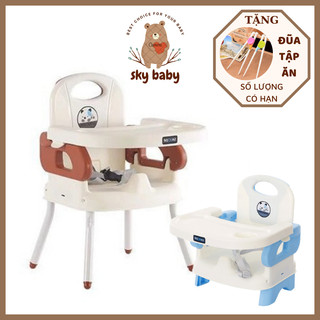 Ghế ăn dặm cho bé Shuoda hình gấu 2 chế độ ngồi ăn dặm kiểu nhật và BLW cho bé từ 6 tháng chính hãng Zozon phân phối