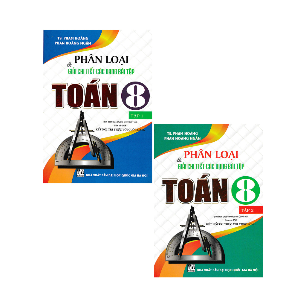 Sách - Combo Phân Loại Và Giải Chi Tiết Các Dạng Bài Tập Toán 8 (Tập 1 + 2) (Bám Sát SGK Kết Nối Tri Thức Với Cuộc Sống)