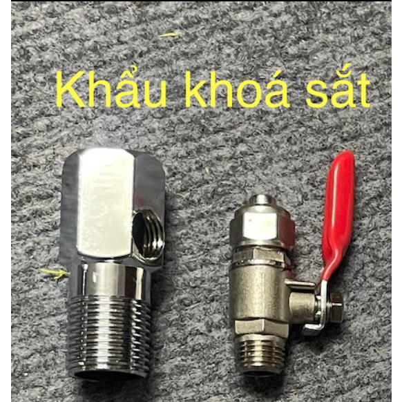 Khẩu khóa thép, khẩu khóa nhựa cho máy lọc nước RO