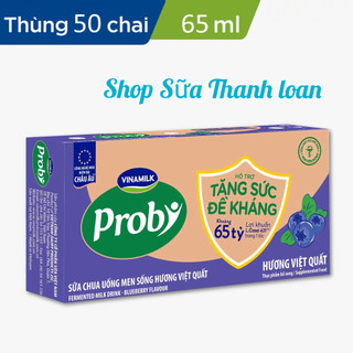 THÙNG 50 CHAI SỮA CHUA UỐNG PROBI VIỆT QUẤT 65ML