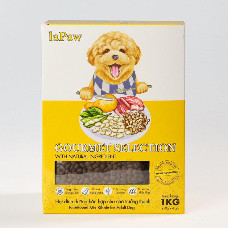 Thức ăn hạt cho chó cao cấp LA PAW 0.4 KG | Thức ăn cho chó trưởng thành