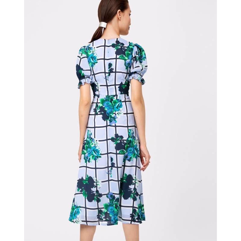 Đầm dáng dài hoa văn