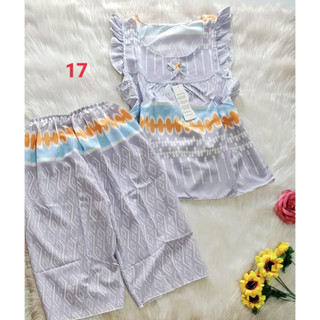 Bộ lụa hàn lửng dễ thương, 36 đến 56kg, ảnh thật