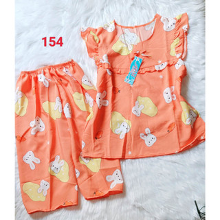 Bộ lụa hàn lửng dễ thương, 36 đến 56kg, ảnh thật