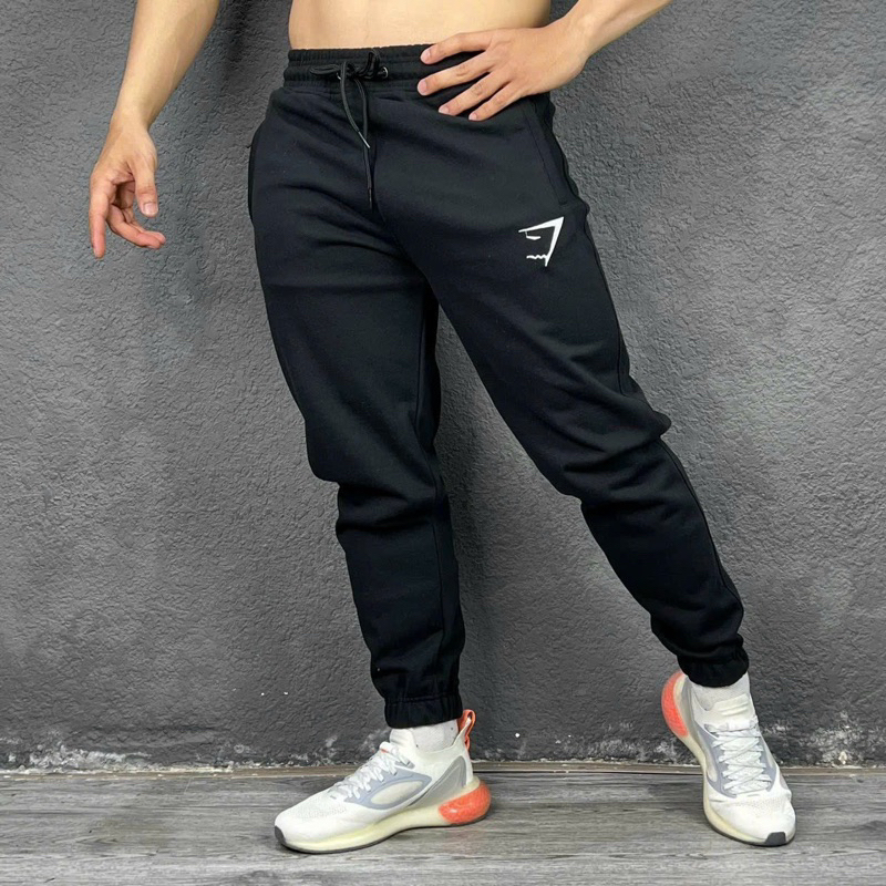 Quần Dài Gym  Ống Xuông Nỉ Cotton Xịn, Chất Mượt Co Giản Thoáng Mát, Quâng dài tập Gym Nam