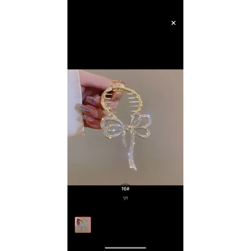 Pass combo 4 kẹp tóc kim loại siêu xinh