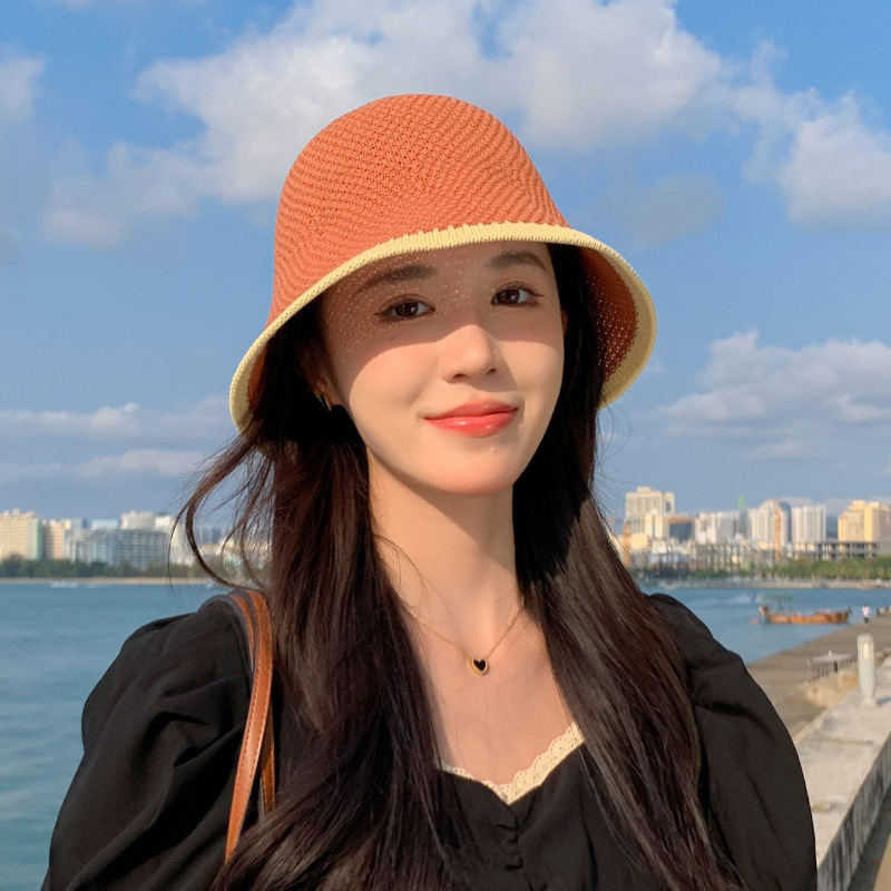 Nón Cói Mũ Cói Có Vành Nhỏ Viền Phong Cách Hàn Quốc,Nón Cói, Mũ Cói Mềm Vành Nhỏ Trơn Đi Biển Phong Cách Tuixinh87