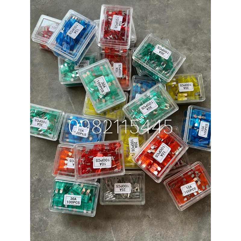 Cầu chì to, nhỏ xe máy 5a, 10a, 15a, 20a, 25a