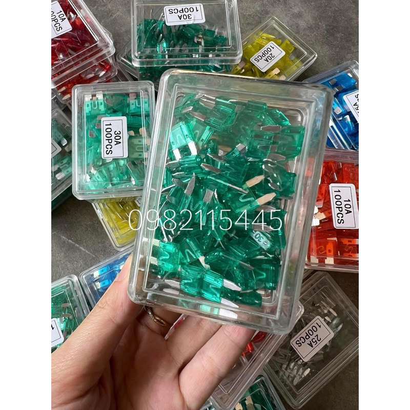 Cầu chì to, nhỏ xe máy 5a, 10a, 15a, 20a, 25a