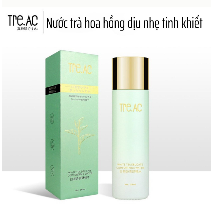 [New] Nước Hoa Hồng Toner Nhật Bản Làm Dịu Nhẹ Ngăn Ngừa Mụn Làm Trắng Da Chiết Xuất Từ Lá Trà Trắng 230Ml