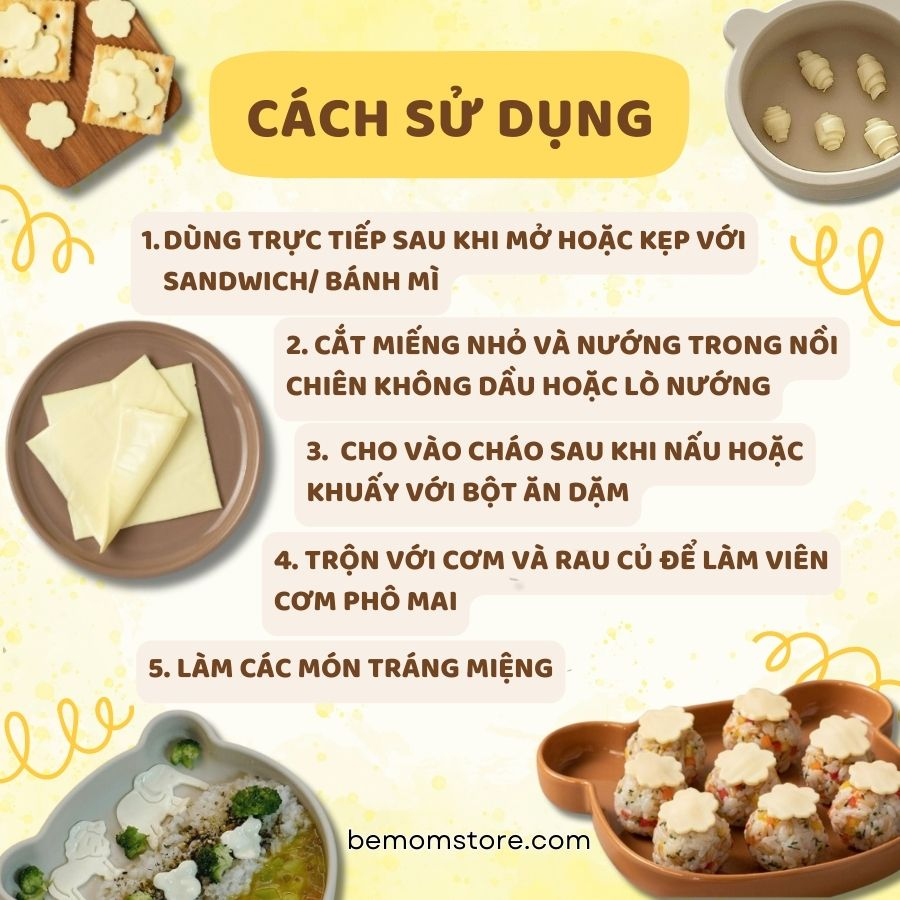 STEP 1 COMBO 2 GÓI PHÔ MAI HỮU CƠ TÁCH MUỐI NAMYANG DEVINCH Hàn Quốc cho bé từ 6 tháng