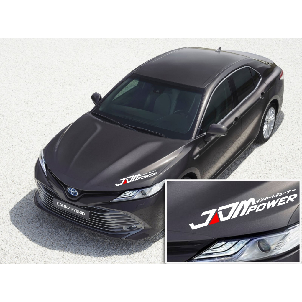Tem dán capo xe hơi JDM decal định hình kích thước 35x5cm