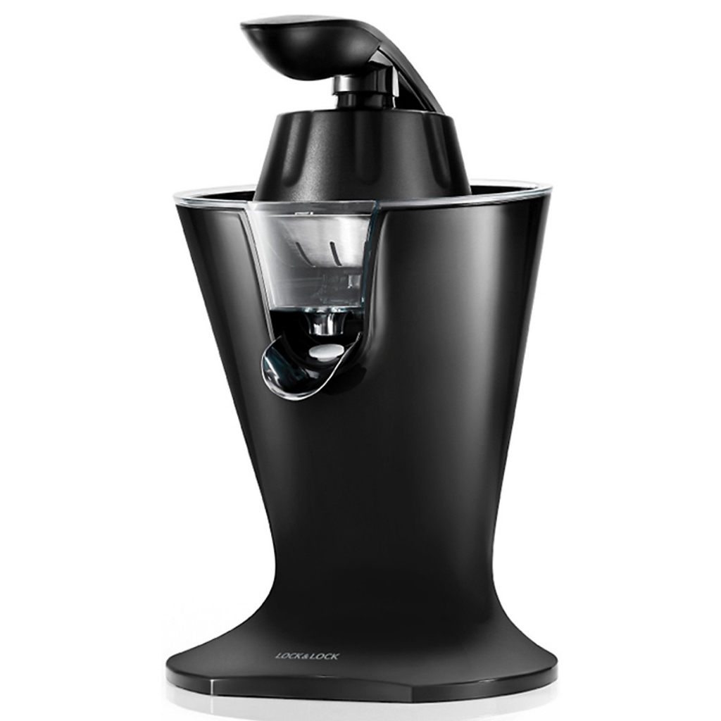 Máy Vắt Cam Cao Cấp Lock Lock 85W EJJ256BLK Kết Hợp Tay Ép - Hàng Chính Hãng