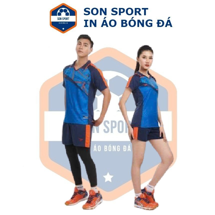 Áo bóng chuyền- Bộ quần áo bóng chuyền head nam nữ tay cộc vải co giãn thoáng mát