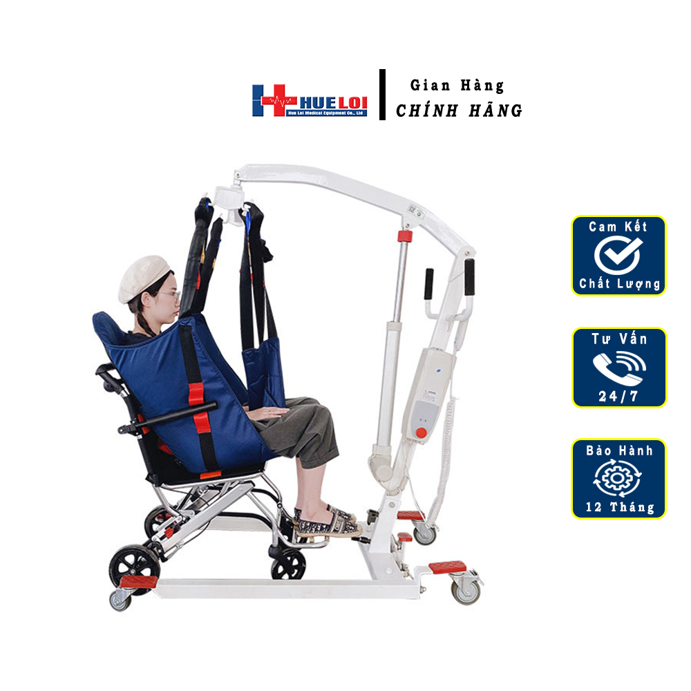 Máy Nâng Hạ HUE LOI Di Chuyển Người Bệnh Đi Tắm,Vệ Sinh Tiện Lợi Tải Trọng 200Kg - Di chuyển người liệt vào ô tô