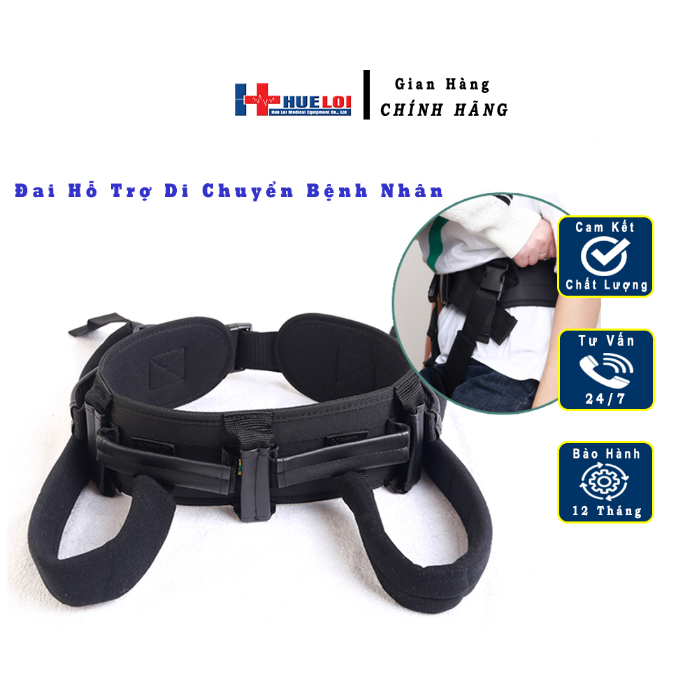 Đai Nâng Đỡ HUELOI Nâng Người Bệnh Giường Ra Xe Lăn Vải Dù Chắc Chắn Tải Trọng 250Kg