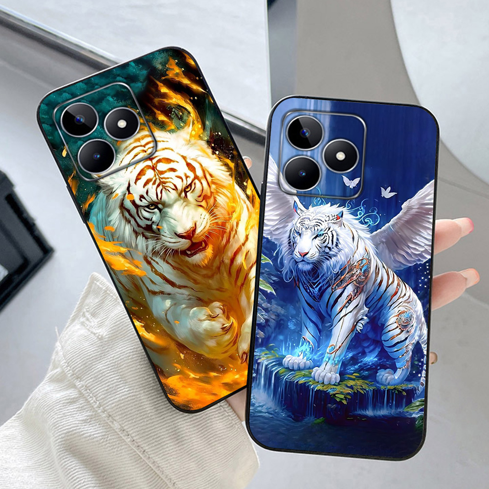 Ốp lưng oppo realme c53 in hình hổ tuổi dần dũng mãnh