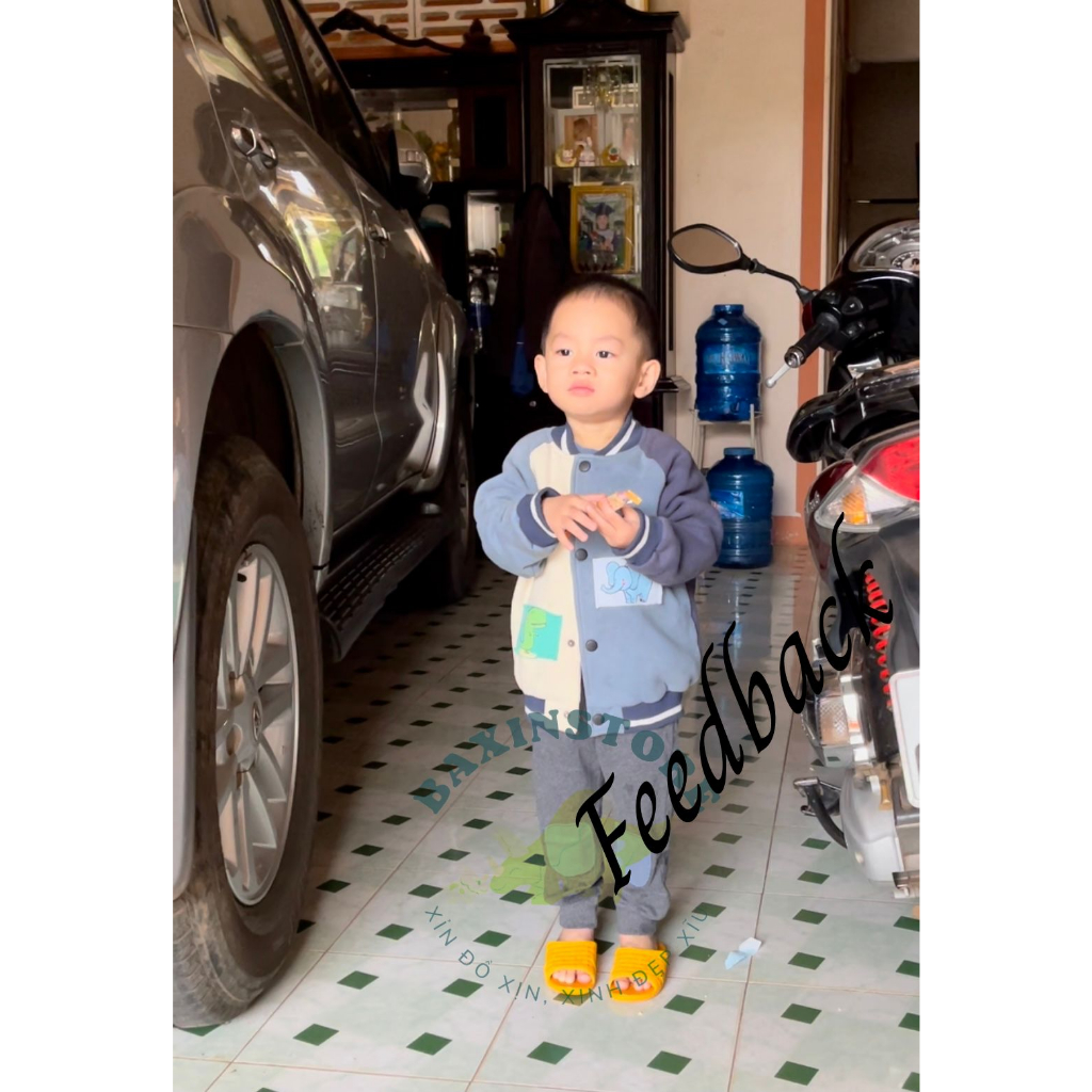 ÁO KHOÁC MÙA ĐÔNG CHO BÉ WELLKIDS 100% COTTON NỈ CHẦN BÔNG, DÀI TAY, NÚT BẤM SIZE ĐẠI 2 3 4 5 6 7 TUỔI