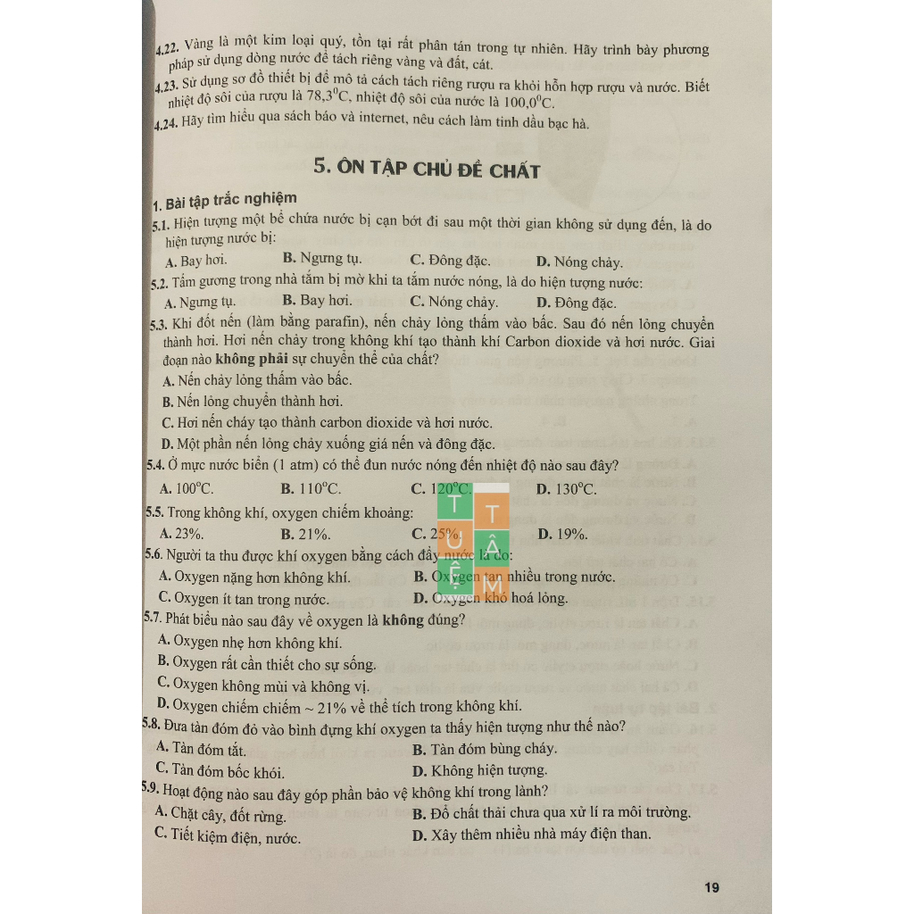 Sách - Bài tập phát triển năng lực môn Khoa học tự nhiên 6