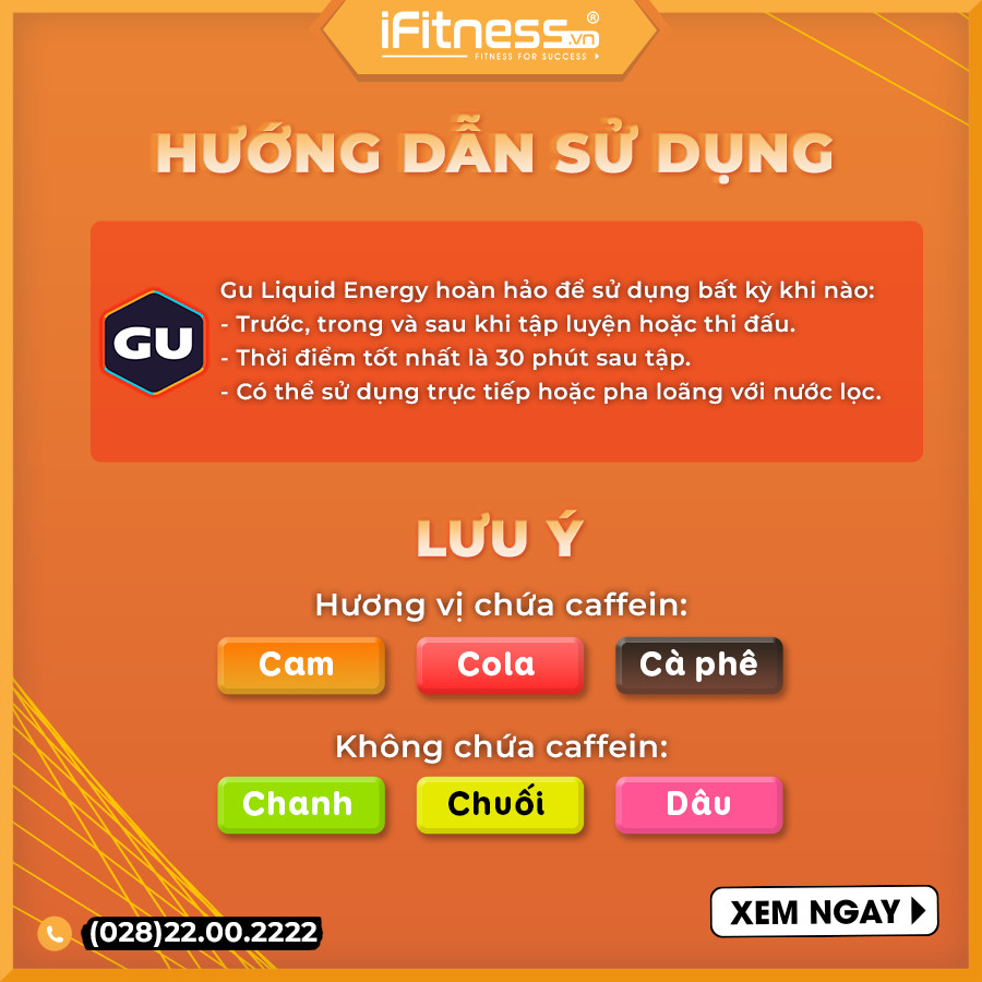 Gel Năng Lượng Dạng Nước Cho Sự Bền Bỉ GU Liquid Energy 60g