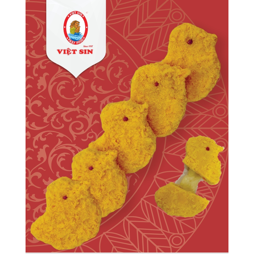 Bánh cá, bánh gà phô mai Việt Sin 480g