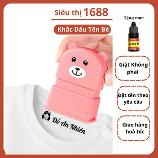 Sticker Con Dấu Tên Bé  Đóng Lên Quần Áo ( Dấu In Vải, Balo, Sách vở)