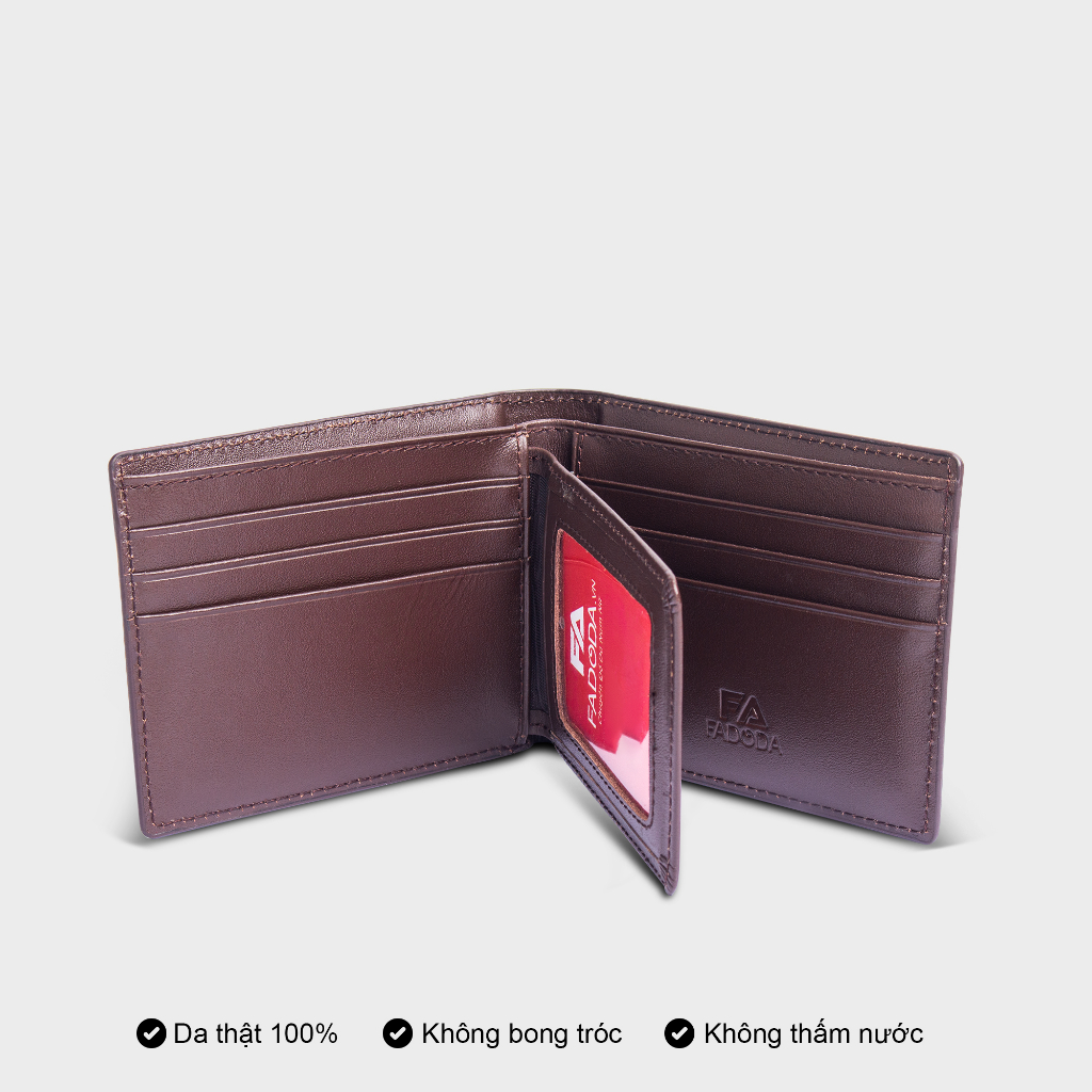 Ví da bò thật nhiều ngăn đựng thẻ FA DO DA VN033