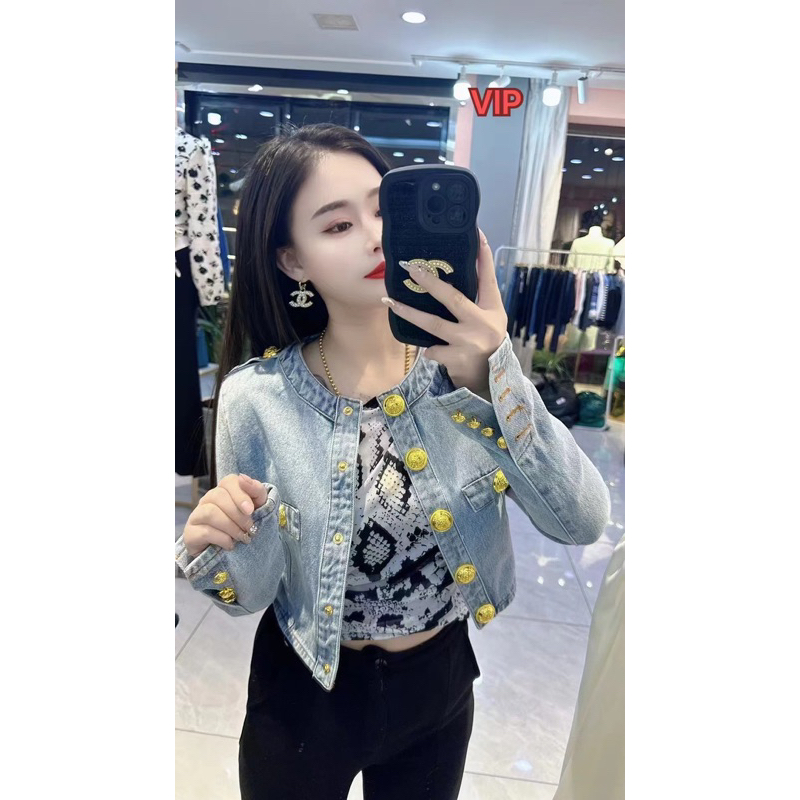 Hot thu đông 2023❤️‍🔥 Áo khoác jean sang chảnh hàng qccc qcl1