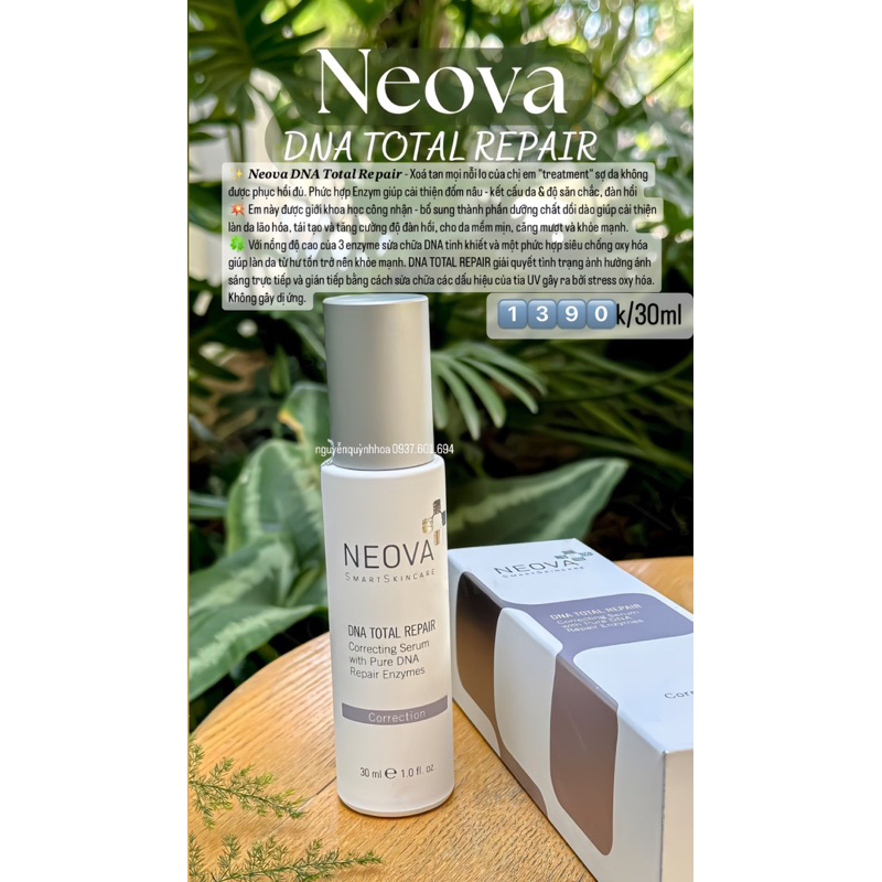 HUYẾT THANH PHỤC HỒI DA 𝗡𝗘𝗢𝗩𝗔 𝗗𝗡𝗔 𝗧𝗢𝗧𝗔𝗟 𝗥𝗘𝗣𝗔𝗜𝗥 30ml