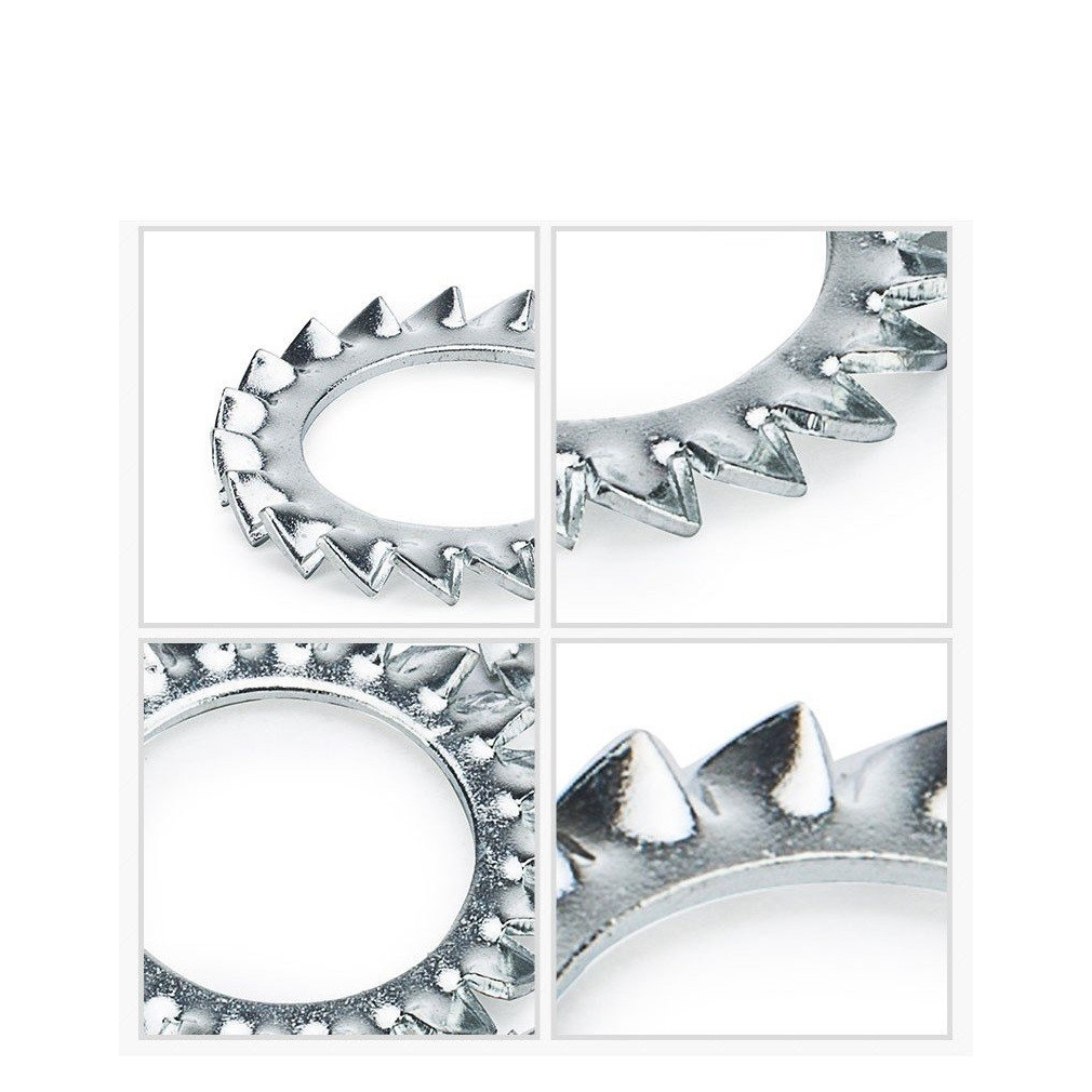 Set 10 cái Long đen gai thép mạ M4,M5,M6,M8,M10,M12,M16