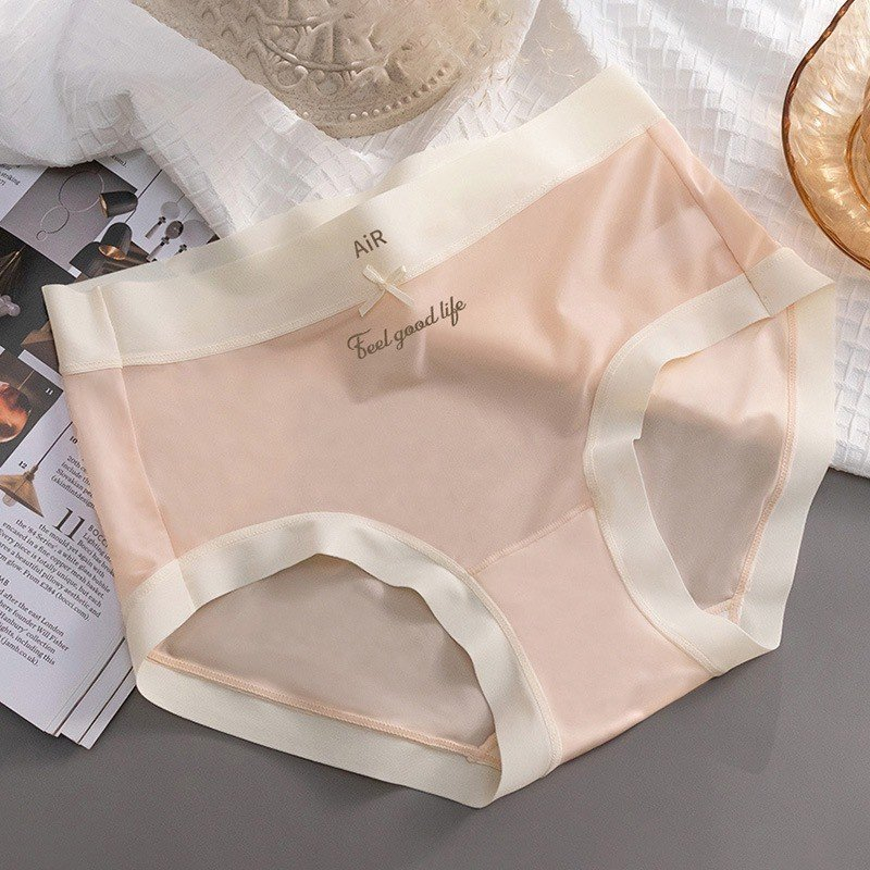 Set 3 Quần Lót Nữ Cao Cấp Air Su Tàng Hình Lụa Băng Không Viền Siêu Nhẹ, Thoáng Mát