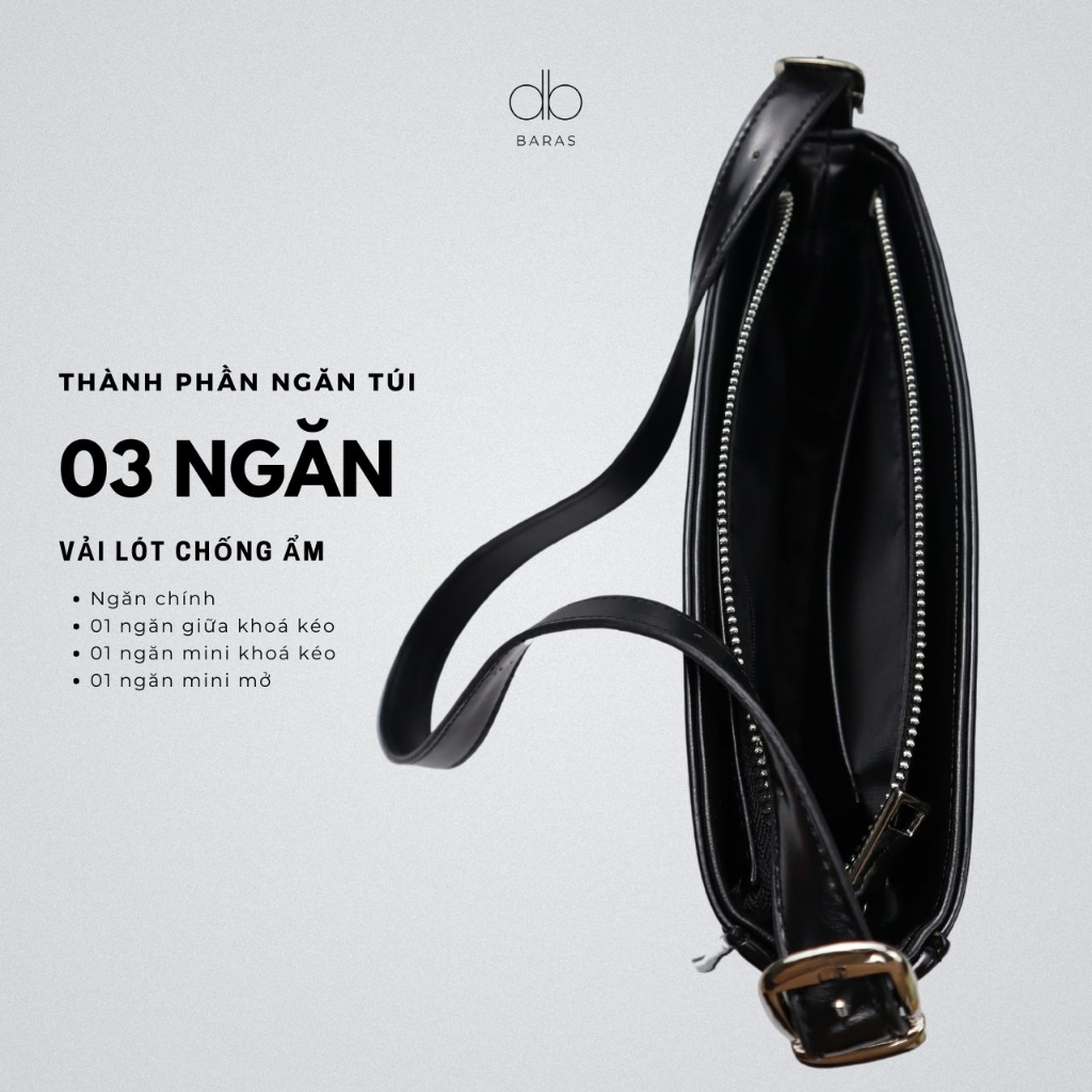 Túi xách da nữ thời trang - BARAS VIETNAM - Raven Bag
