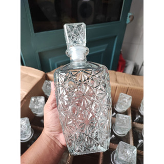 Chai đựng Rượu Hoa Văn Nổi 1000ML