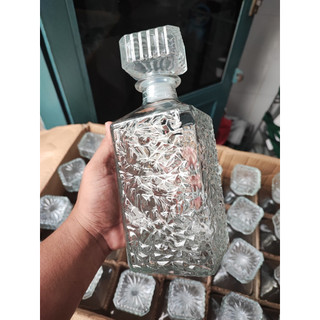 Chai Thủy Tinh đựng Rượu cao cấp 1000ML