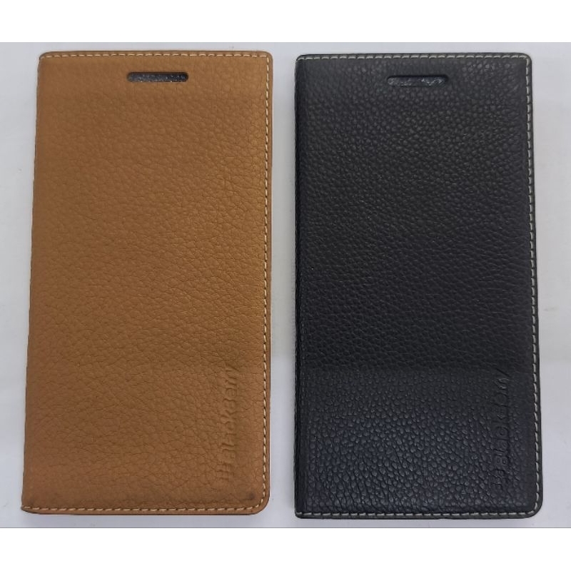 bao da gập blackberry motion (đen và nâu)