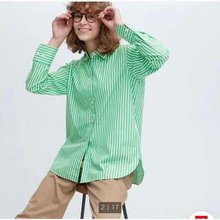 Áo sơ mi kẻ sọc uniqlo nội địa nhật