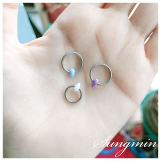 Khuyên daith khuyên septum khuyên tai thép không gỉ 316L xỏ khuyên