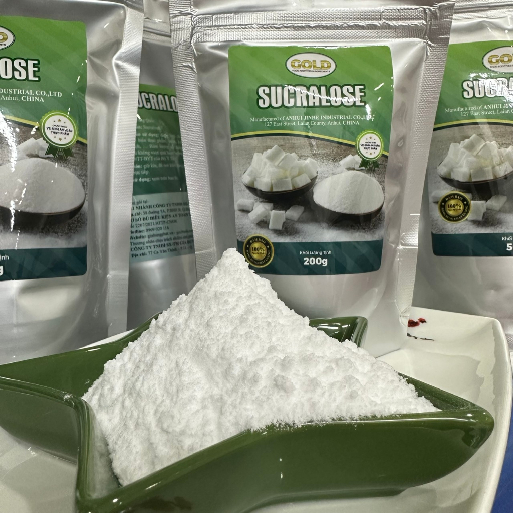Đường Sucralose gói 200gram - Chất tạo ngọt sucralose