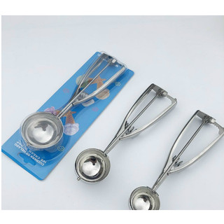 Dụng cụ múc kem, muỗng múc kem bằng Inox 304 / Muỗng múc kem bằng Gang tiện dụng