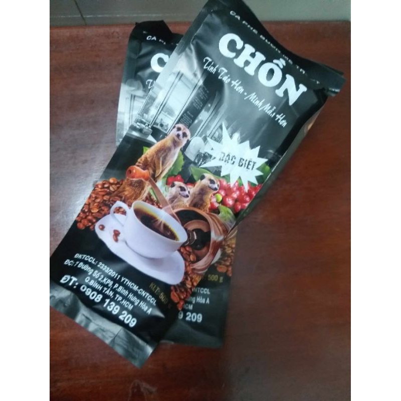 Caphê Chồn Đắk Lắk túi( 500g /1 túi)