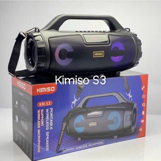 Loa Bluetooth KIMISO S3 kèm 1 micro karaoke không dây